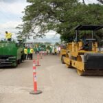 Continúan trabajos de recuperación vial en la avenida Arimpia de Machiques de Perijá